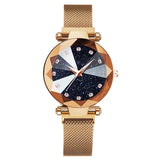 Fashion Diamond Starry Sky Magnet Watchs