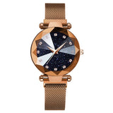 Fashion Diamond Starry Sky Magnet Watchs