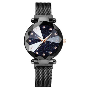 Fashion Diamond Starry Sky Magnet Watchs